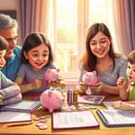 Como ensinar educação financeira às crianças em casa