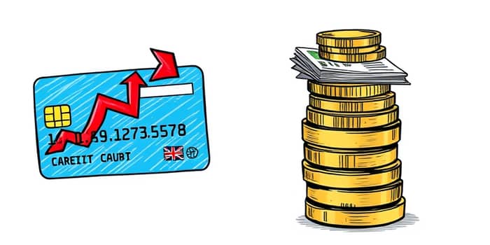 Diferença entre crédito rotativo e empréstimo parcelado