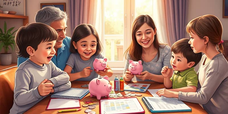 Como ensinar educação financeira às crianças em casa